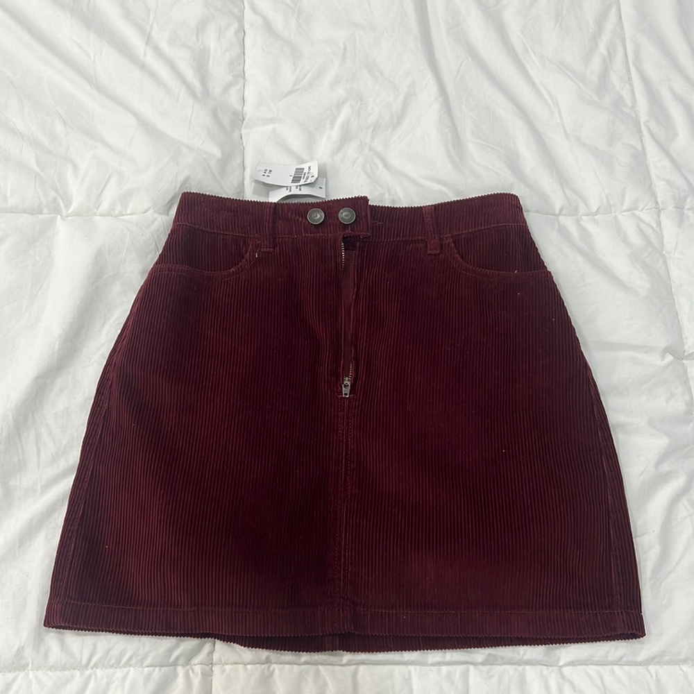 New Hollister Corduroy Skirt